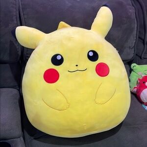 Squishmallows HUGE Yellow Pikachu Plush 20” NWT